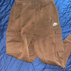 Nike Brown Cargo Sweatpants